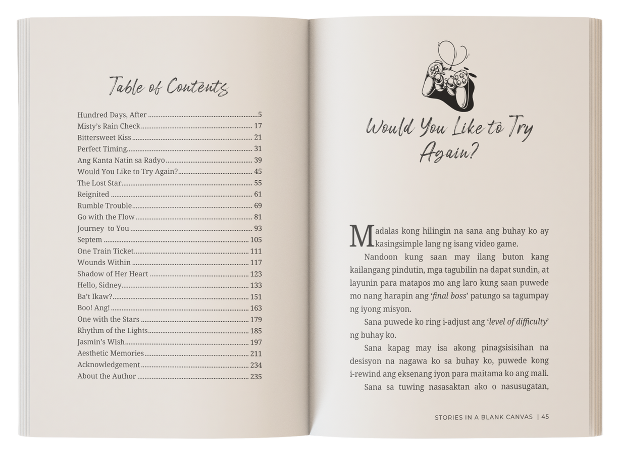 Stories in a Blank Canvas by Hannah Redspring